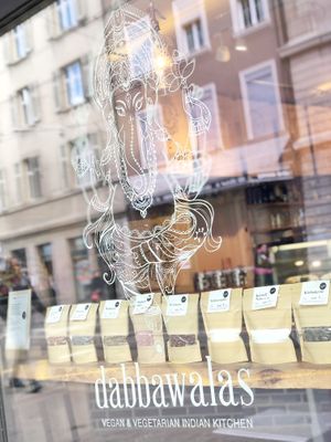 Outside of the Restaurant/Cafe at Dabbawalas - Finkmueller in Basel