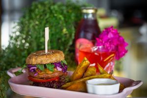 Burger at The Cure Bali in Kuta