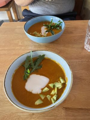 Tomato soup (soup of the day)  at The Cure Bali in Kuta