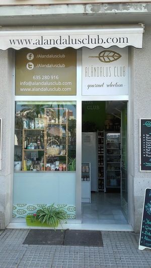 shop at Alándalus Club in Cadiz
