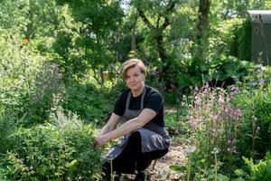 Chef of Kasvio Mari Pitkänen at Kasvio in Utrecht