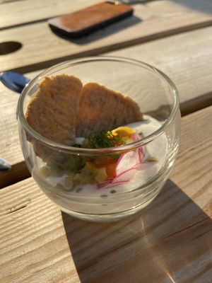 2021 1st course: ‘zoutkorst’ baked carrot at Kasvio in Utrecht