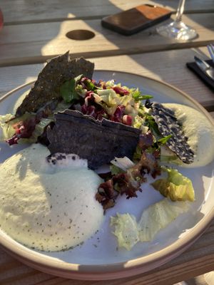 2021 2nd course: tarragon mousse at Kasvio in Utrecht