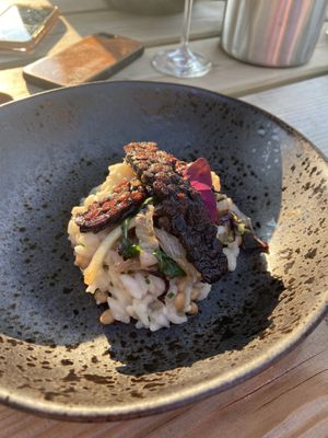 2021 3rd course: black bean tempeh at Kasvio in Utrecht