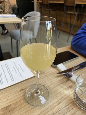 Kombucha with pear and lemongrass: the best kombucha I’ve had at Kasvio in Utrecht