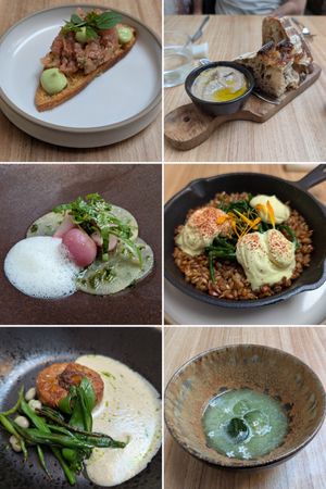 The courses and very wee bites. at Kasvio in Utrecht