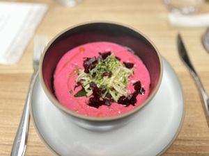 Barszcz czerwony na zimno / beatrootsoup  at Kasvio in Utrecht