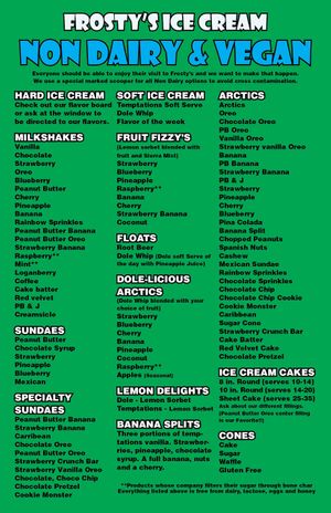  at Frosty's Ice Cream in Depew