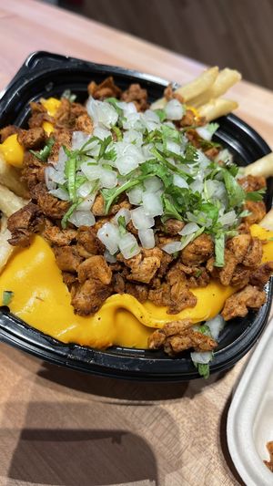 Asada Fries are life!! 💕 #Veganuary at Spotless Burgers in Glendora