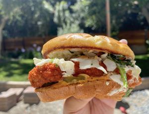 Hot chik   at Spotless Burgers in Glendora