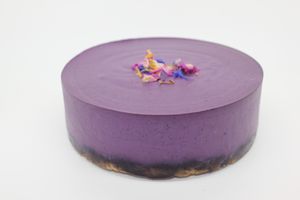 Bio Blaubeer Cake at FrohNat - DessertX in Freiburg