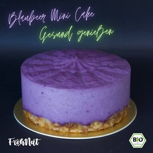 Bio Blaubeer Raw Mini Cake at FrohNat - DessertX in Freiburg