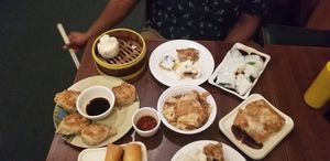 All of it. See my comment. at Vegetarian Dim Sum House in New York City