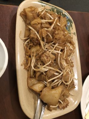 乾炒牛河  at Vegetarian Dim Sum House in New York City