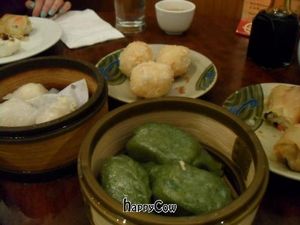 Authentic dim sum at Vegetarian Dim Sum House in New York City