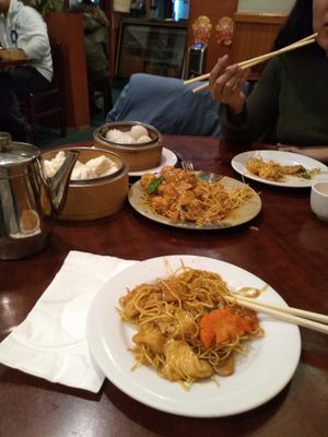 Perfect for sharing! at Vegetarian Dim Sum House in New York City