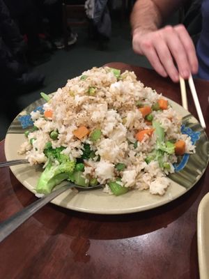 Fried rice with vegetables  at Vegetarian Dim Sum House in New York City