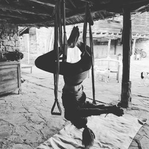 Ariel Yoga at RisingSoul Retreat in Tryavna