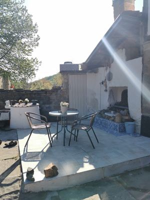 Clay Oven & Terrace  at RisingSoul Retreat in Tryavna