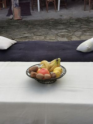 Courtyard at RisingSoul Retreat in Tryavna
