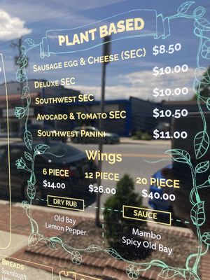 Menu  at OCA Mocha in Halethorpe