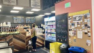 Front Counter & Community Board  at OCA Mocha in Halethorpe