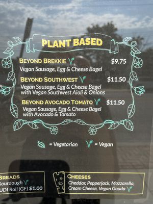 Breakfast Options  at OCA Mocha in Halethorpe