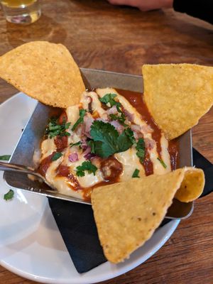 Vegan chili at TownHall in Columbus