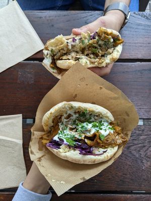 shawarma at Nana Express in Frankfurt