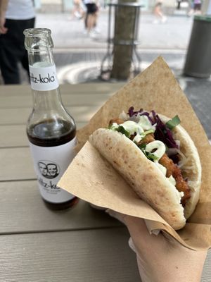 Schnitzel Pita  at Nana Express in Frankfurt