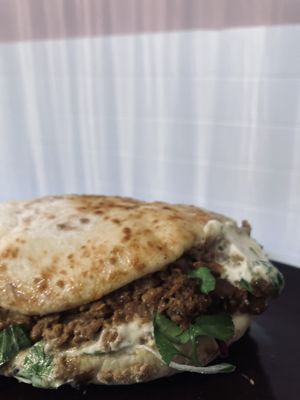 Beyond meat sandwich   at Nana Express in Frankfurt