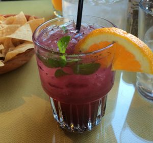 Blueberry mojito  at Bit & Spur in Springdale