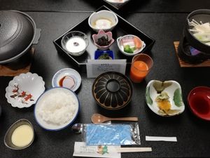 meal at Joshin No Sato Hibikino「如心の里ひびき野」 in Gunma
