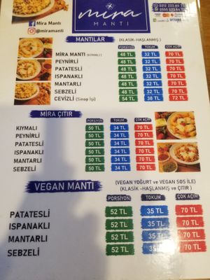  at Mira Mantı in Istanbul