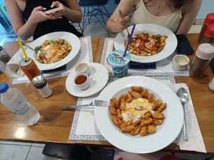 Mantı with potato and some with spinach, some with mushrooms, lots of options! at Mira Mantı in Istanbul