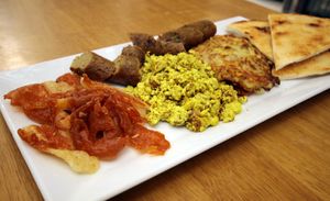 Vegan American Breakfast at The Vegan Regime in Istanbul