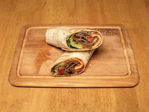 Doner wrap at The Vegan Regime in Istanbul