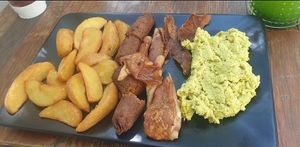 Vegan American breakfast at The Vegan Regime in Istanbul