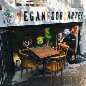 Outside  at The Vegan Regime in Istanbul