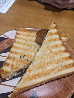 Vegan Grilled Cheese (pepperoni) at The Vegan Regime in Istanbul