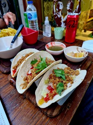 Tacos at The Vegan Regime in Istanbul