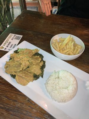 Bad photo but the food was nice   at The Vegan Regime in Istanbul