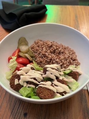 Falafel bowl   at The Vegan Regime in Istanbul