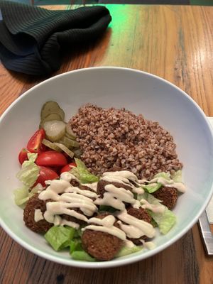 Couldn’t decide which shot is better 🙂 there’s a deferent focus on each!   at The Vegan Regime in Istanbul