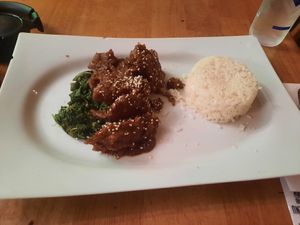 General tso, it's a price-performance food at The Vegan Regime in Istanbul