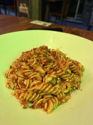 Gluten free pasta bolognese  at The Vegan Regime in Istanbul