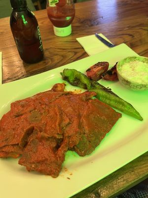 Turkish plate, very big for one person  at The Vegan Regime in Istanbul