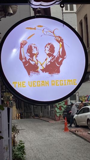   at The Vegan Regime in Istanbul