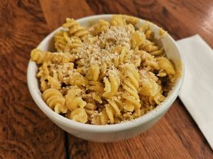 Mac and cheese at The Vegan Regime in Istanbul