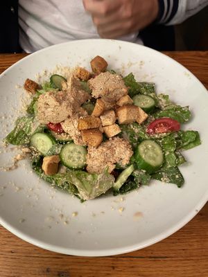 Caesar salad  at The Vegan Regime in Istanbul